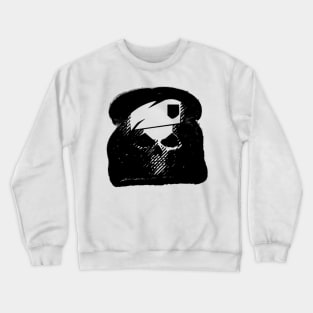 Ghost Toast (Black Mono) Crewneck Sweatshirt